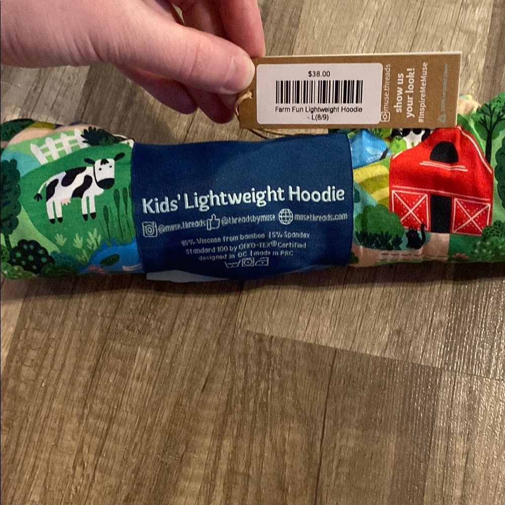 Kids' Lightweight Farm Fun Hoodie